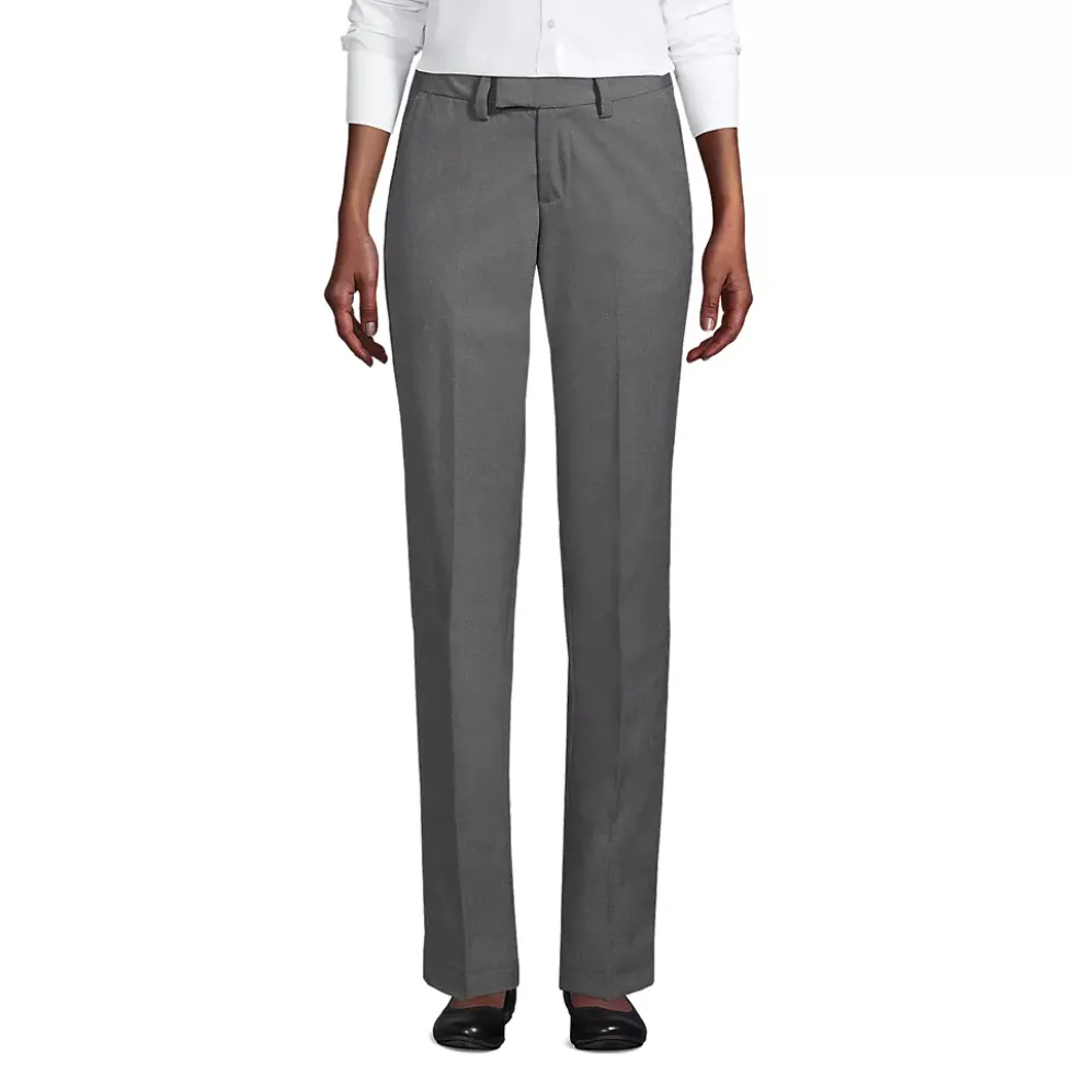 School Uniform Girls Plain Front Dress Pants