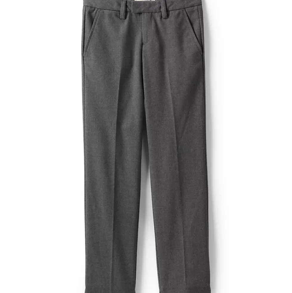School Uniform Girls Plain Front Dress Pants