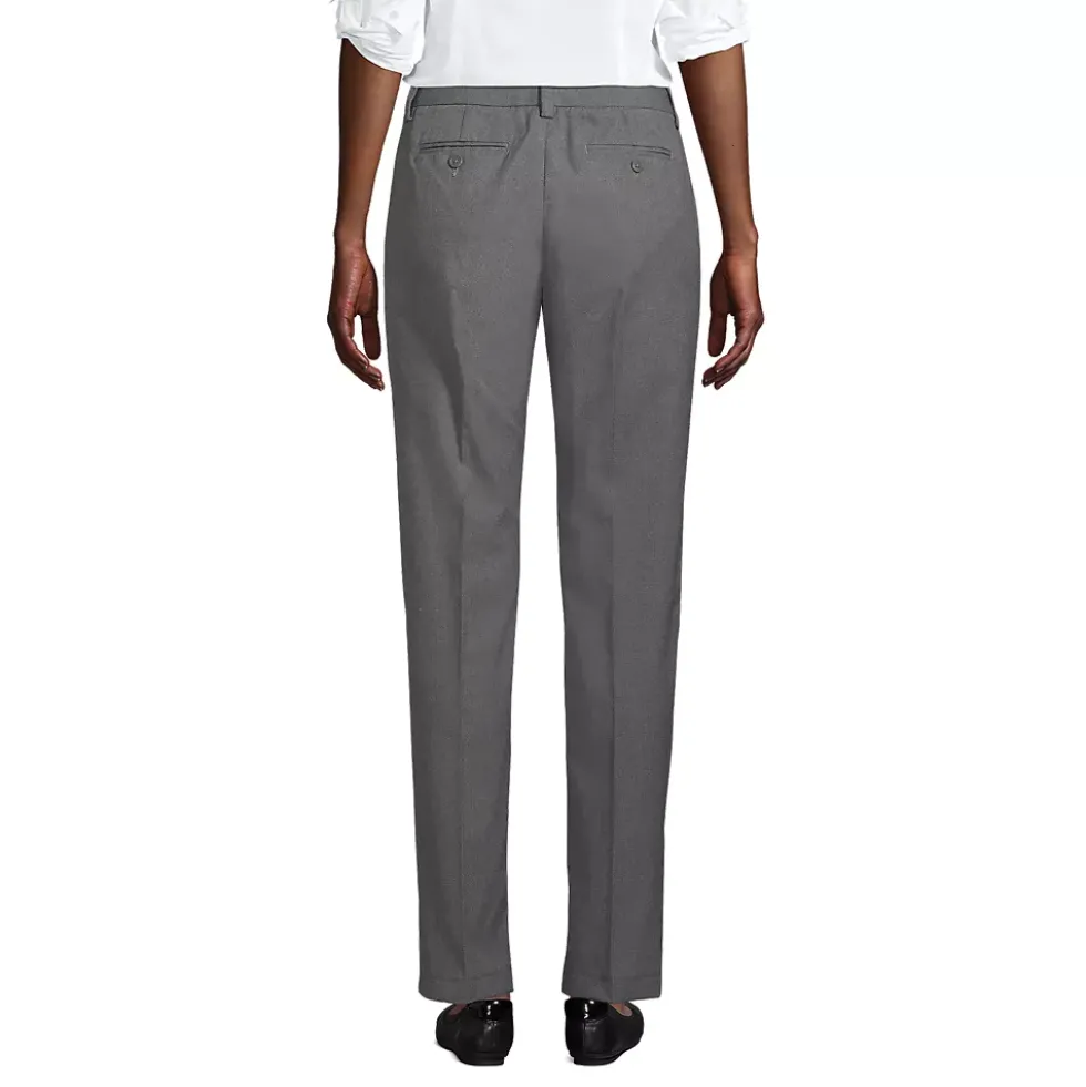 School Uniform Girls Plain Front Dress Pants