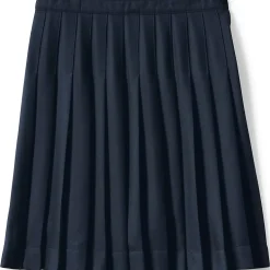 School Uniform Girls Pleated Skirt Below the Knee