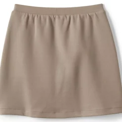 School Uniform Girls Ponte Button Front Skort Above the Knee