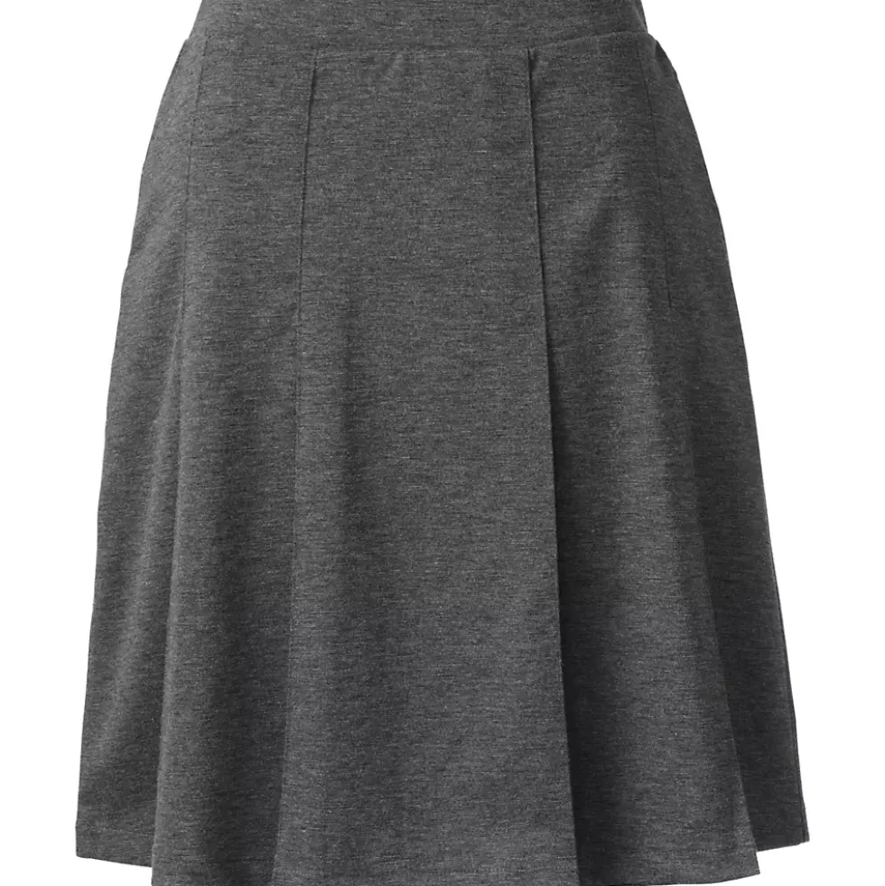 School Uniform Girls Ponte Pleat Skirt Top of Knee