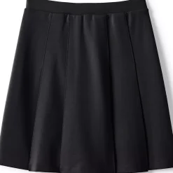 School Uniform Girls Ponte Pleat Skirt Top of Knee
