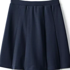 School Uniform Girls Ponte Pleat Skirt Top of Knee