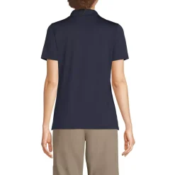 School Uniform Girls Short Sleeve Feminine Fit Rapid Dry Polo Shirt