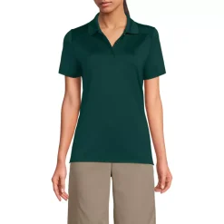 School Uniform Girls Short Sleeve Feminine Fit Rapid Dry Polo Shirt