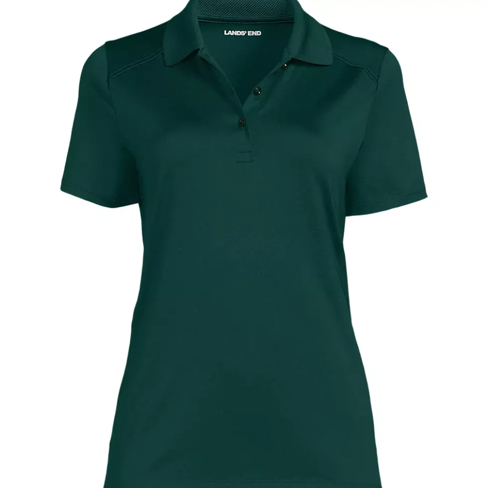 School Uniform Girls Short Sleeve Feminine Fit Rapid Dry Polo Shirt