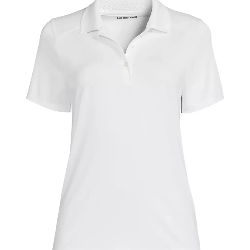 School Uniform Girls Short Sleeve Feminine Fit Rapid Dry Polo Shirt