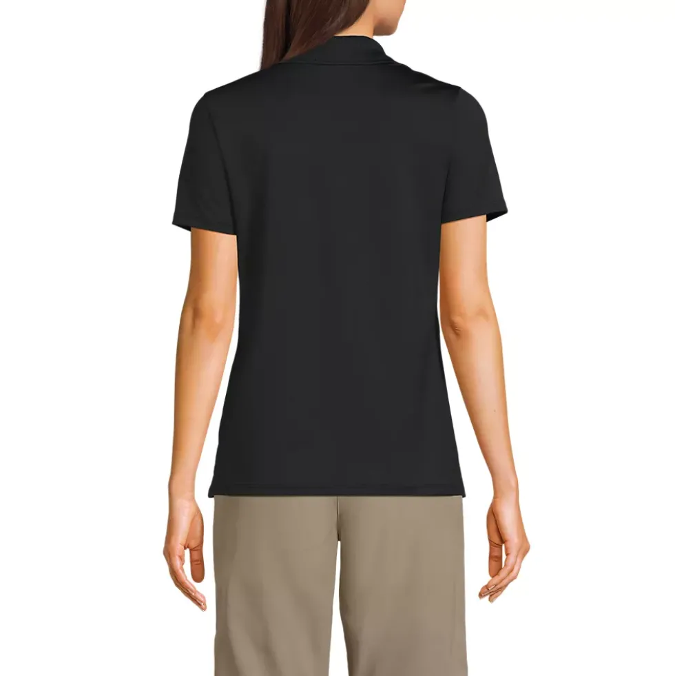 School Uniform Girls Short Sleeve Feminine Fit Rapid Dry Polo Shirt