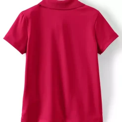 School Uniform Girls Short Sleeve Feminine Fit Rapid Dry Polo Shirt