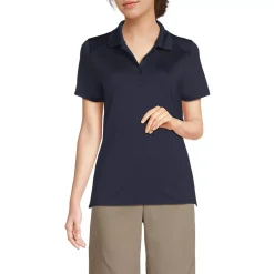 School Uniform Girls Short Sleeve Feminine Fit Rapid Dry Polo Shirt