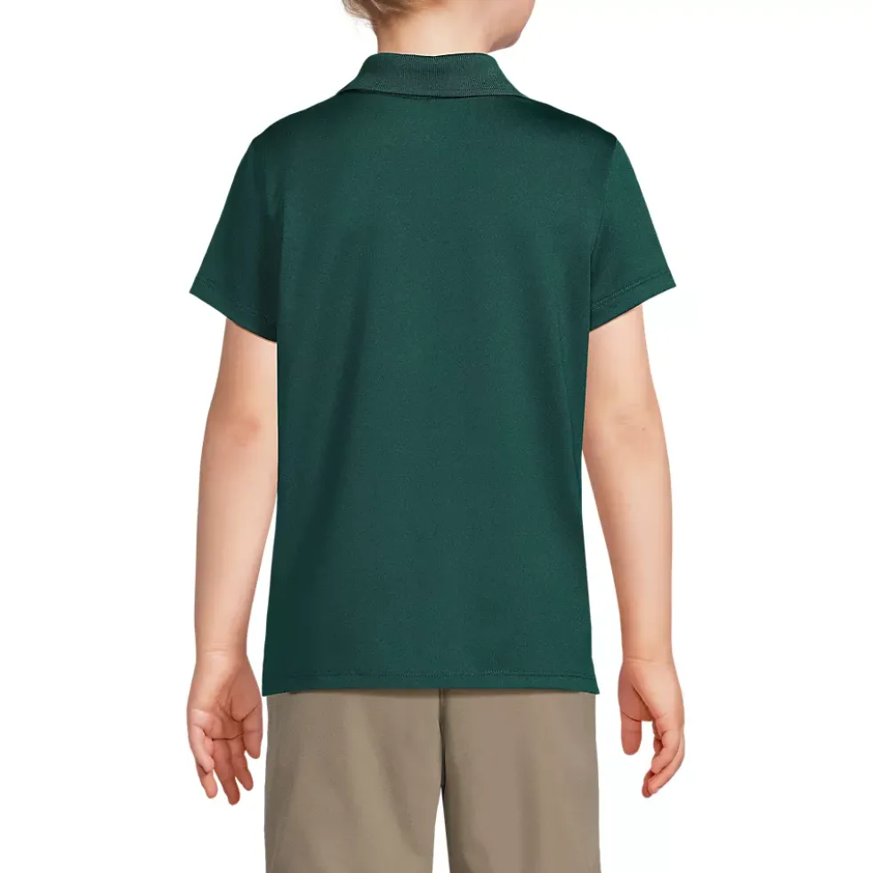School Uniform Girls Short Sleeve Feminine Fit Rapid Dry Polo Shirt