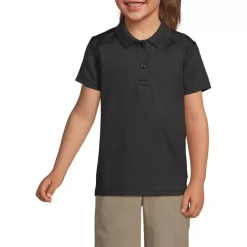 School Uniform Girls Short Sleeve Feminine Fit Rapid Dry Polo Shirt