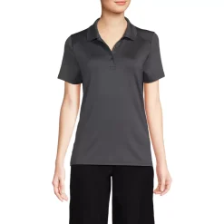 School Uniform Girls Short Sleeve Feminine Fit Rapid Dry Polo Shirt