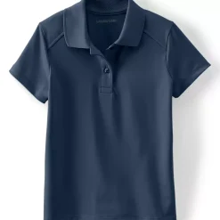 School Uniform Girls Short Sleeve Feminine Fit Rapid Dry Polo Shirt