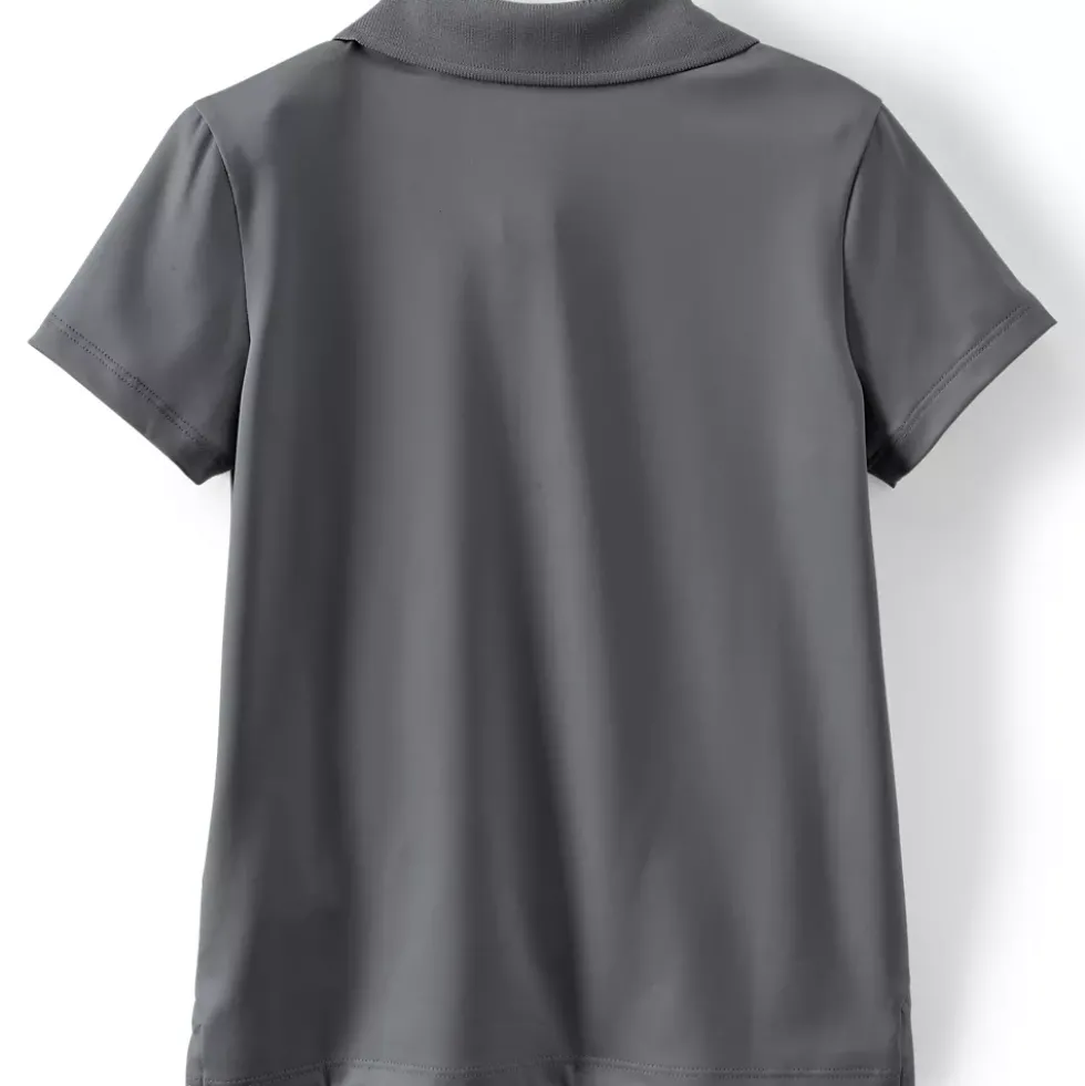 School Uniform Girls Short Sleeve Feminine Fit Rapid Dry Polo Shirt