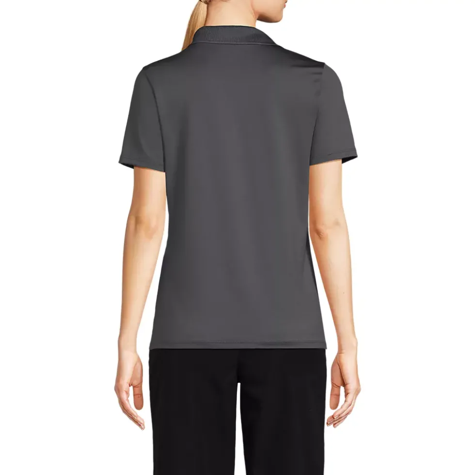 School Uniform Girls Short Sleeve Feminine Fit Rapid Dry Polo Shirt
