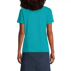 School Uniform Girls Short Sleeve Feminine Fit Interlock Polo Shirt