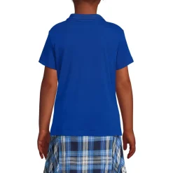 School Uniform Girls Short Sleeve Feminine Fit Interlock Polo Shirt