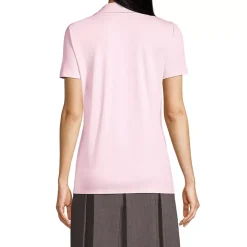 School Uniform Girls Short Sleeve Peter Pan Collar Polo Shirt