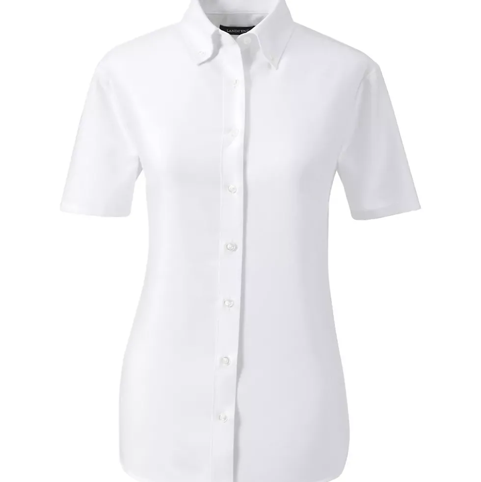 School Uniform Girls Short Sleeve Oxford Dress Shirt