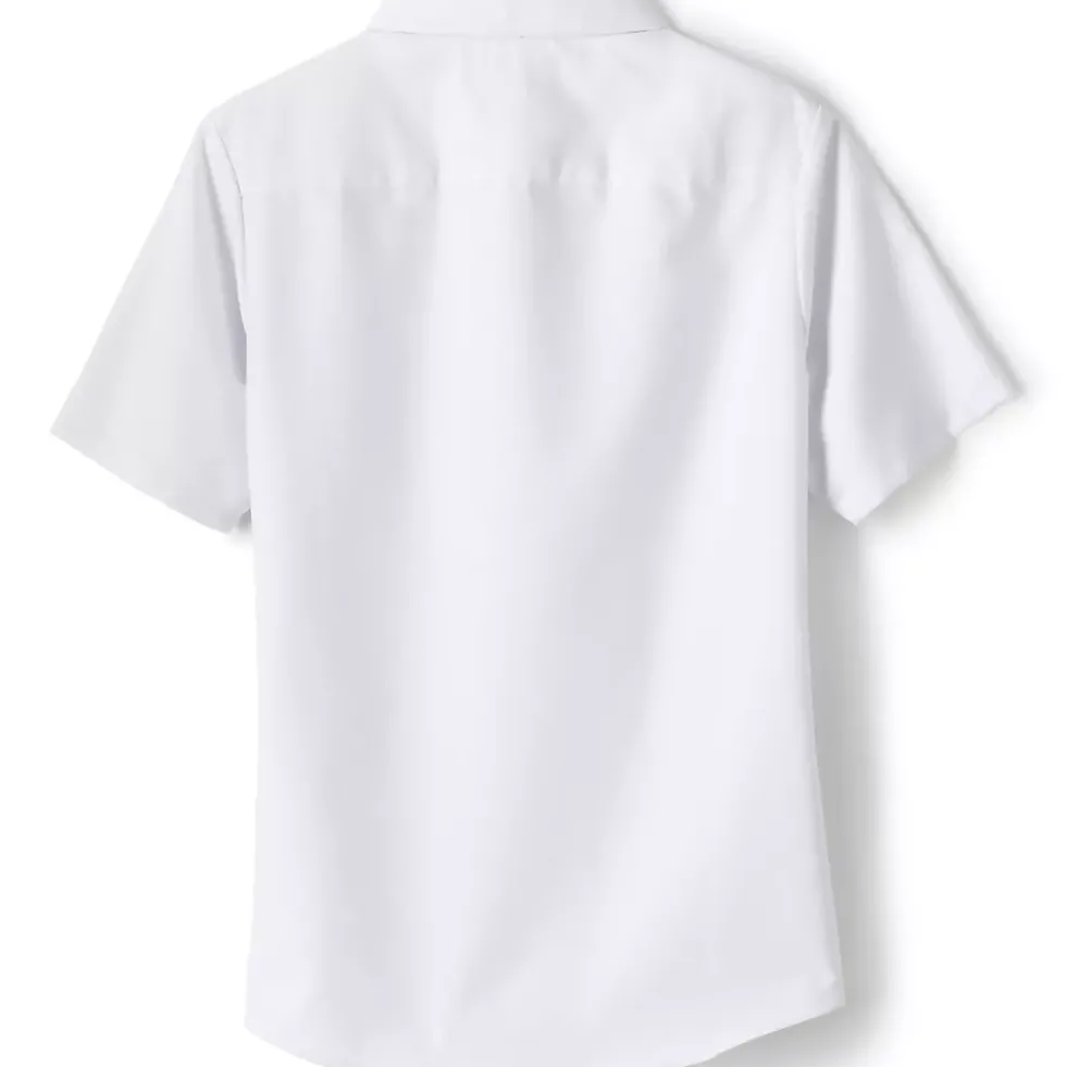 School Uniform Girls Short Sleeve Oxford Dress Shirt