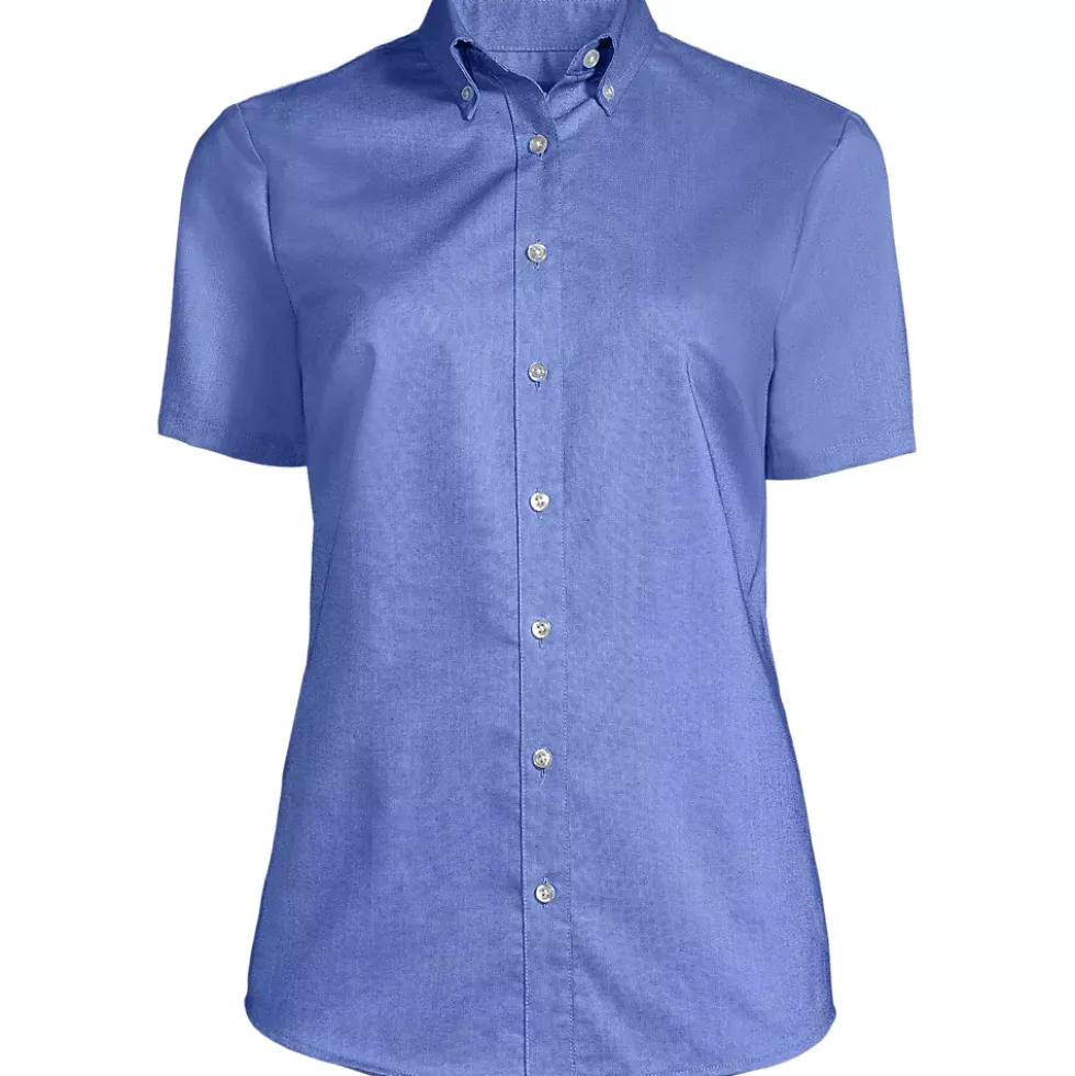 School Uniform Girls Short Sleeve Oxford Dress Shirt