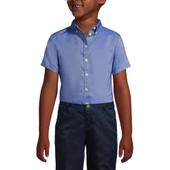 School Uniform Girls Short Sleeve Oxford Dress Shirt
