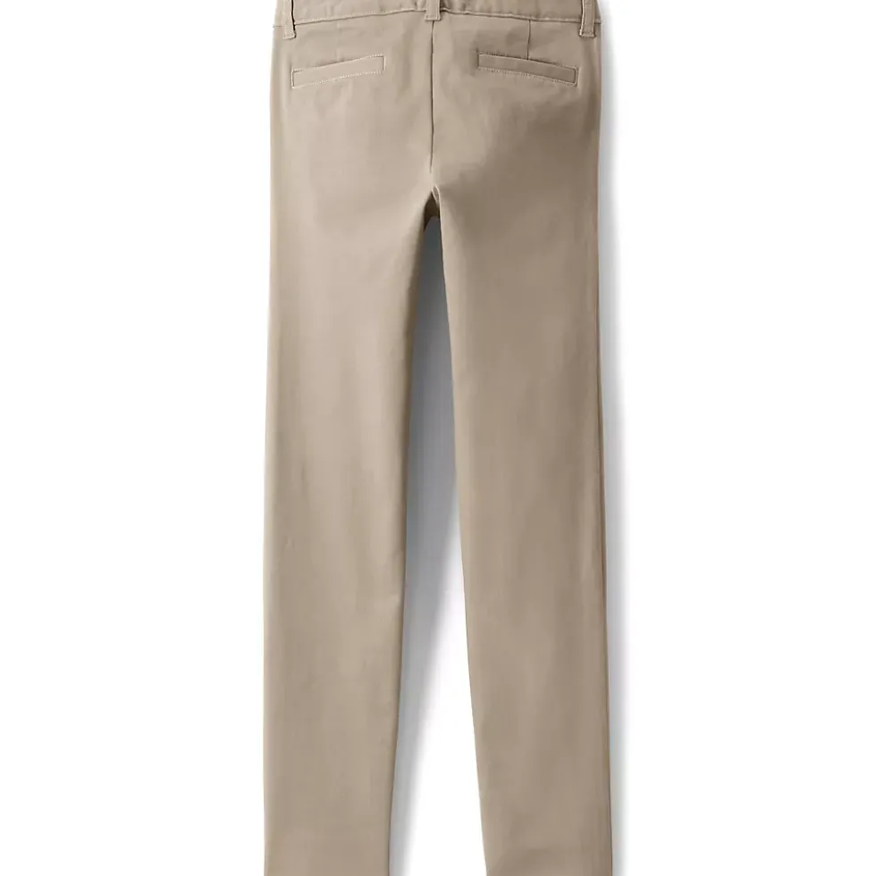 School Uniform Girls Slim Fit Stretch Chino Pants