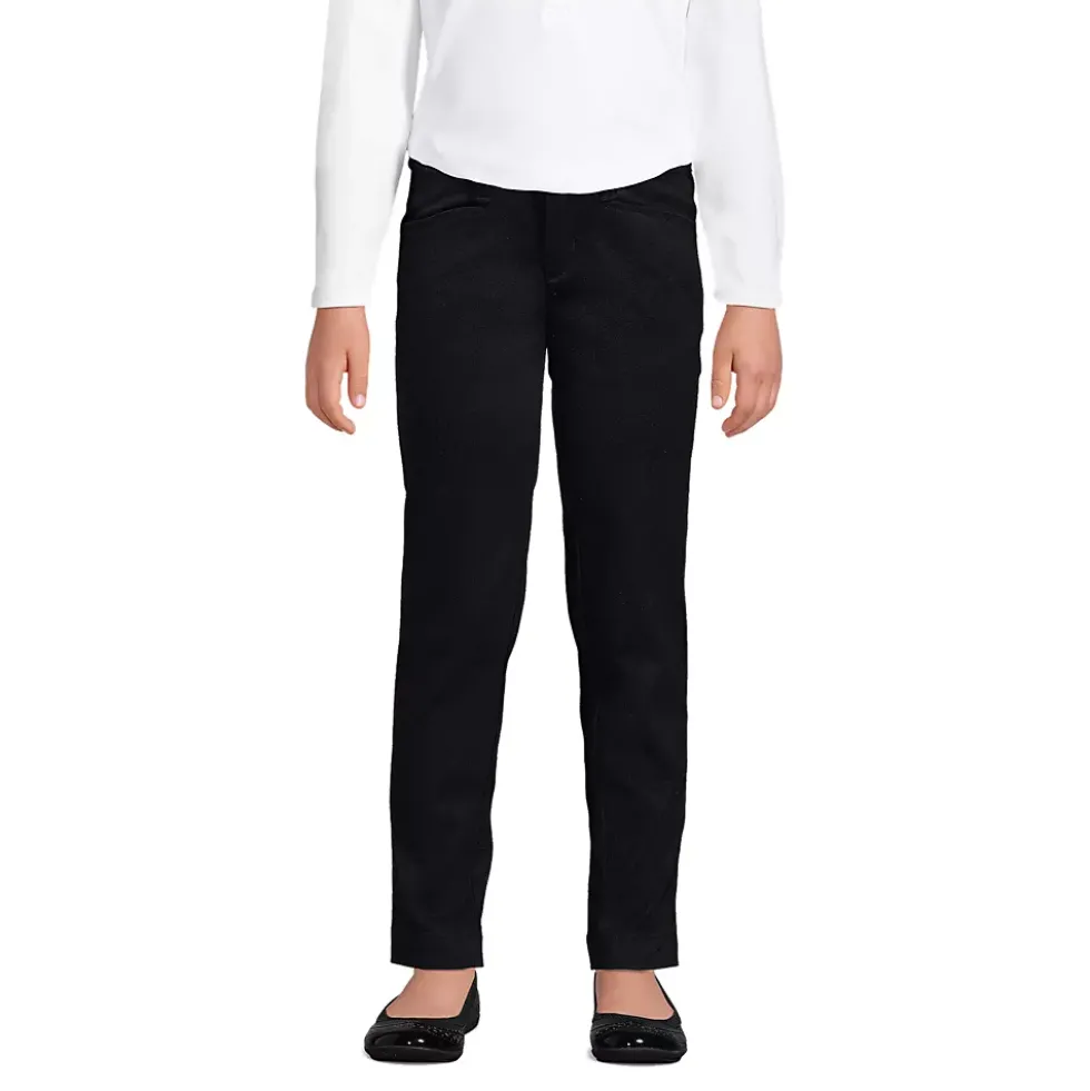 School Uniform Girls Slim Fit Stretch Chino Pants