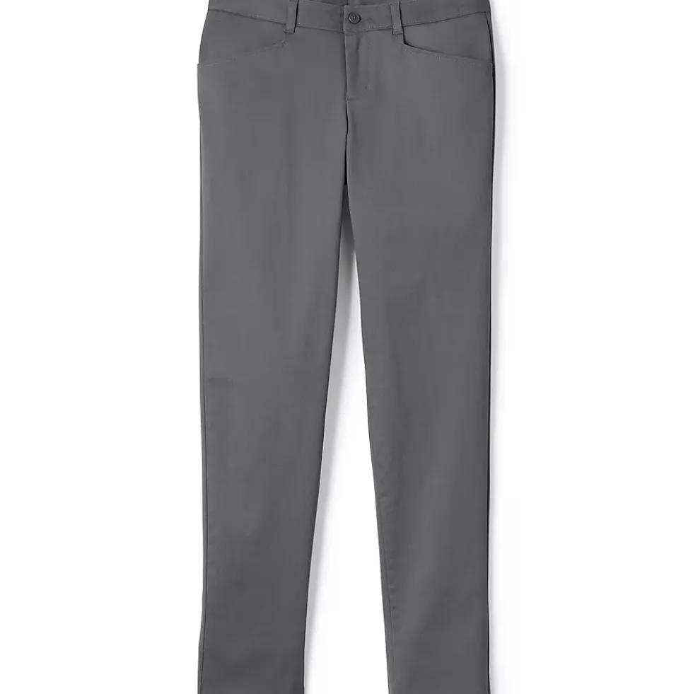 School Uniform Girls Slim Fit Stretch Chino Pants