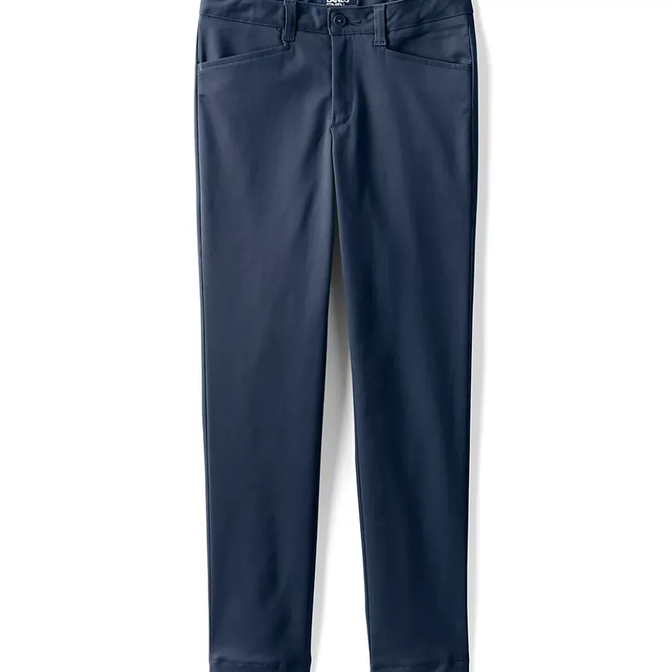 School Uniform Girls Slim Fit Stretch Chino Pants