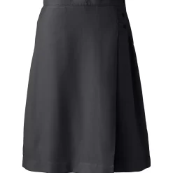 School Uniform Girls Solid A-line Skirt Below the Knee