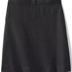 School Uniform Girls Solid A-line Skirt Below the Knee
