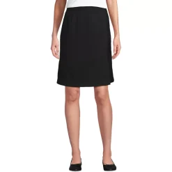 School Uniform Girls Solid A Line Tab Skort Top of Knee