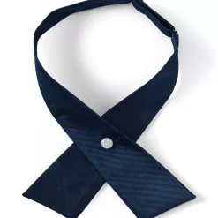 School Uniform Girls Solid Cross Tie