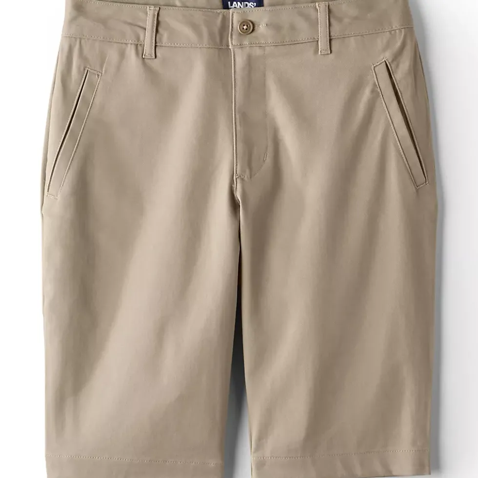 School Uniform Girls Stretch Chino Bermuda Shorts