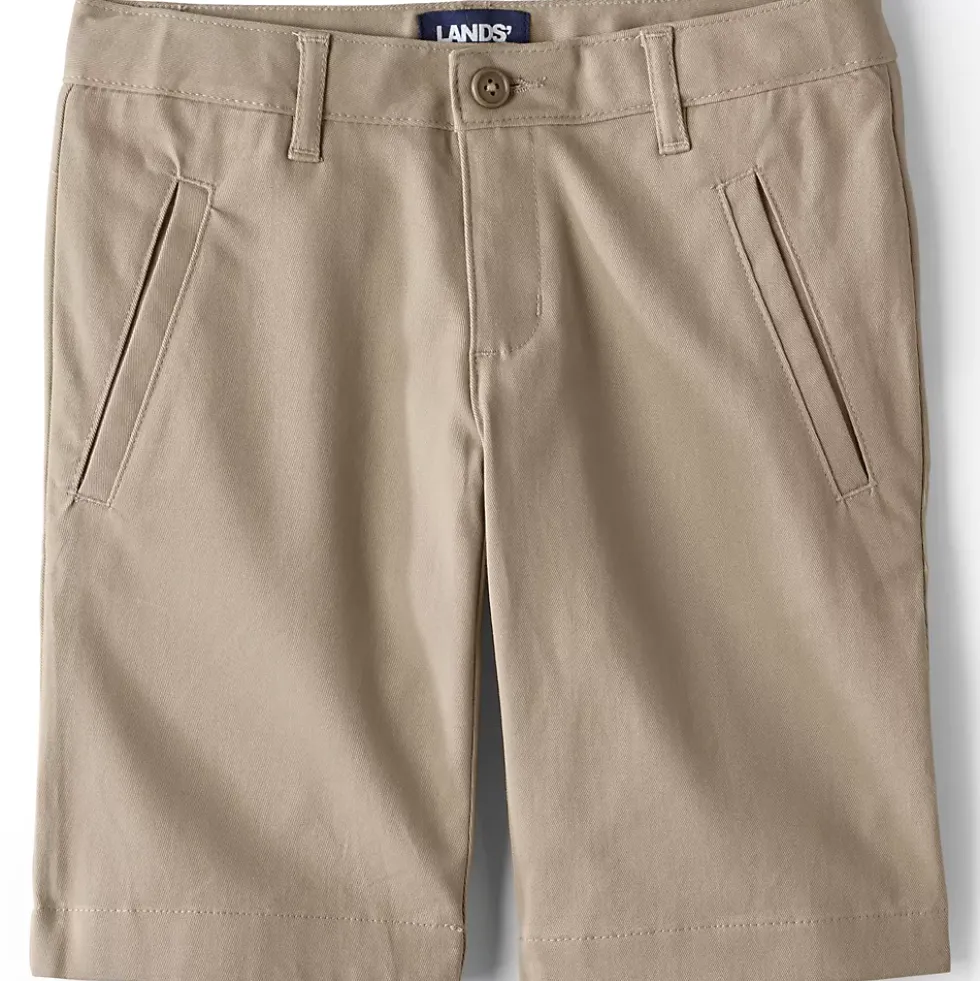 School Uniform Girls Stretch Chino Bermuda Shorts
