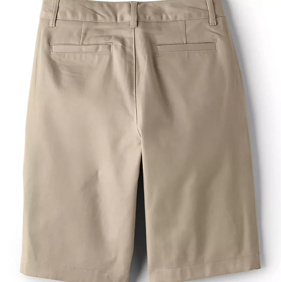 School Uniform Girls Stretch Chino Bermuda Shorts