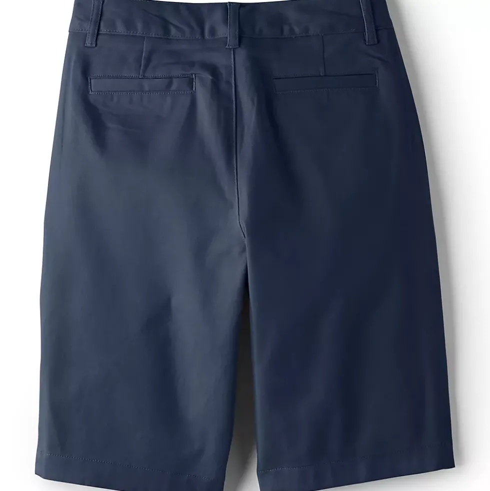 School Uniform Girls Stretch Chino Bermuda Shorts