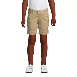School Uniform Girls Stretch Chino Bermuda Shorts