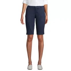 School Uniform Girls Stretch Chino Bermuda Shorts