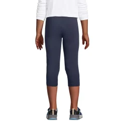 School Uniform Girls Tough Cotton Capri Leggings