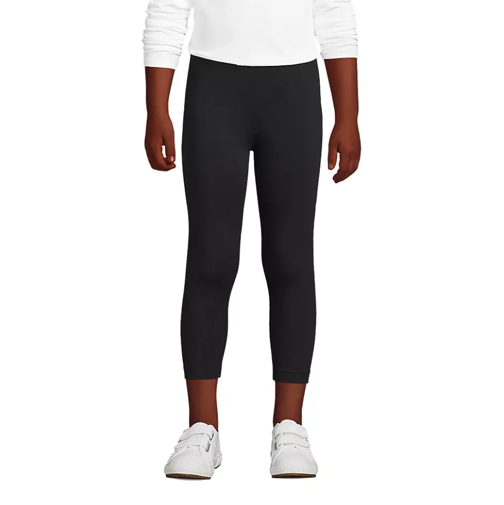 School Uniform Girls Tough Cotton Capri Leggings