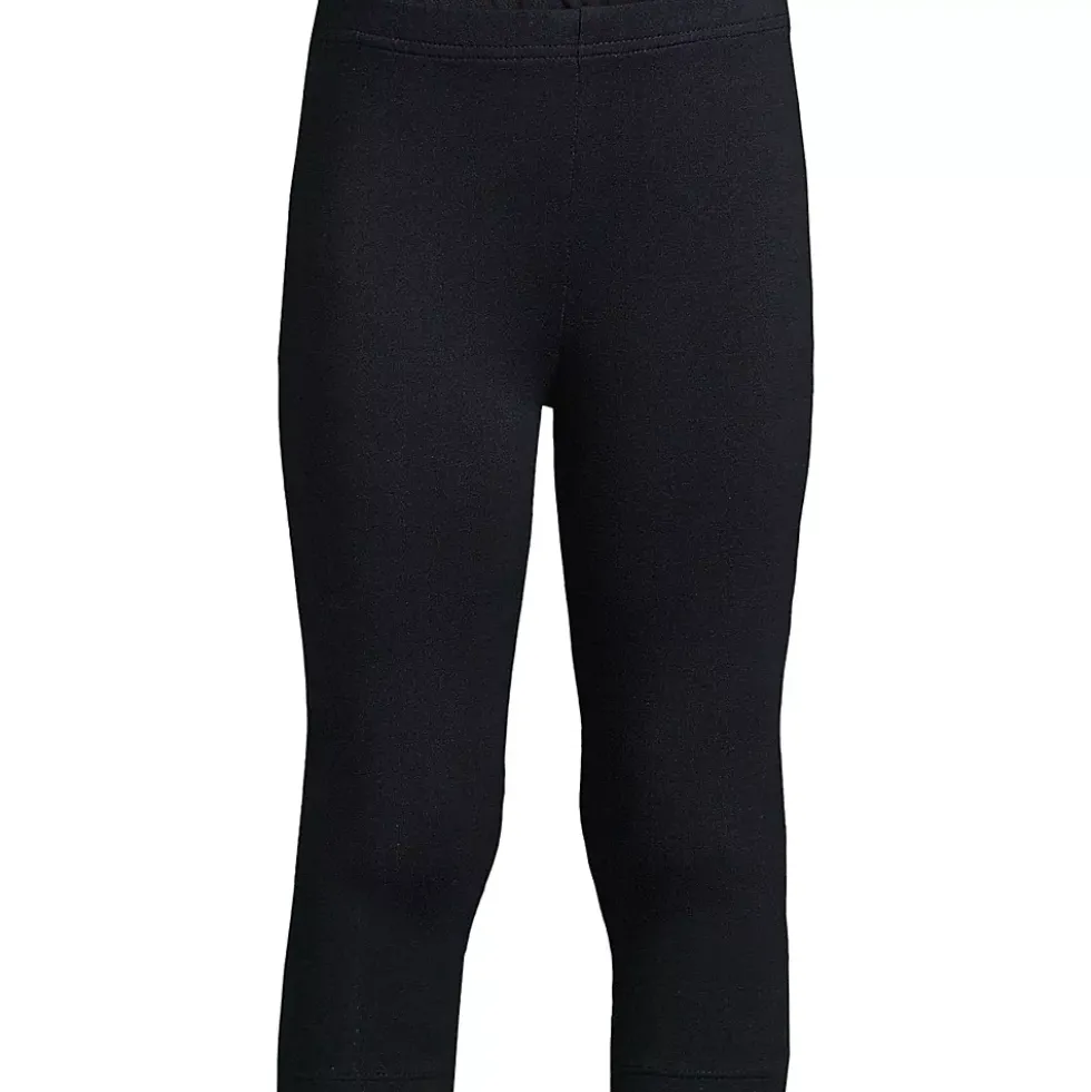 School Uniform Girls Tough Cotton Capri Leggings