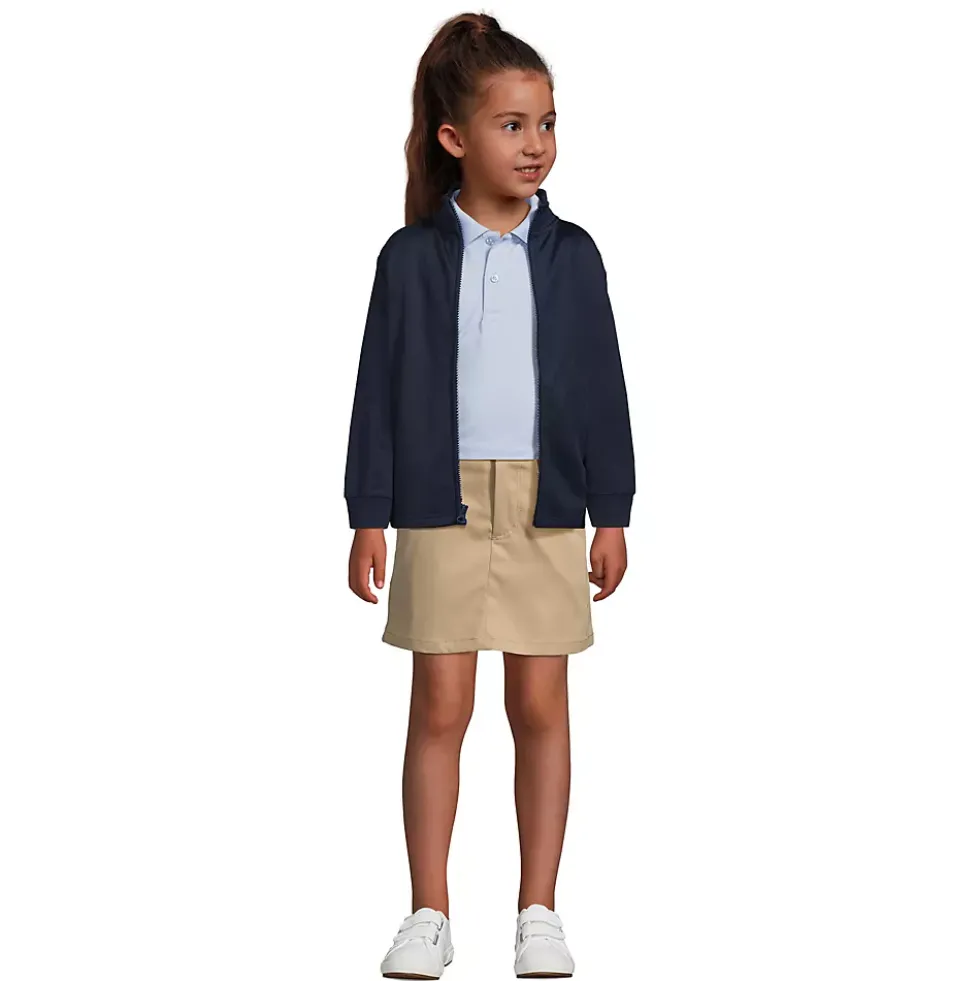 School Uniform Kids Active Performance Full Zip Jacket