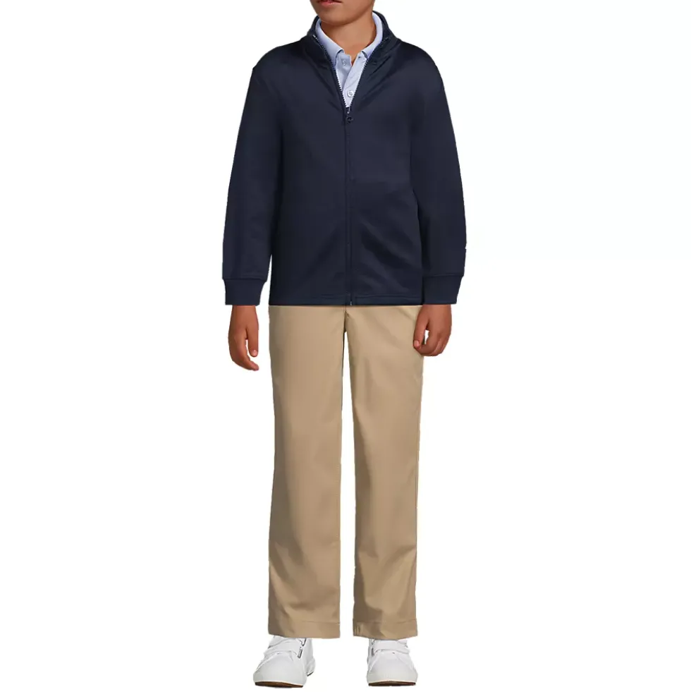 School Uniform Kids Active Performance Full Zip Jacket