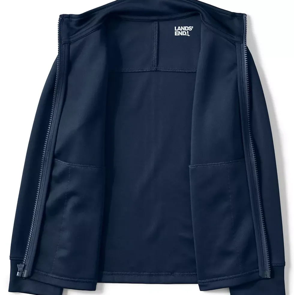 School Uniform Kids Active Performance Full Zip Jacket