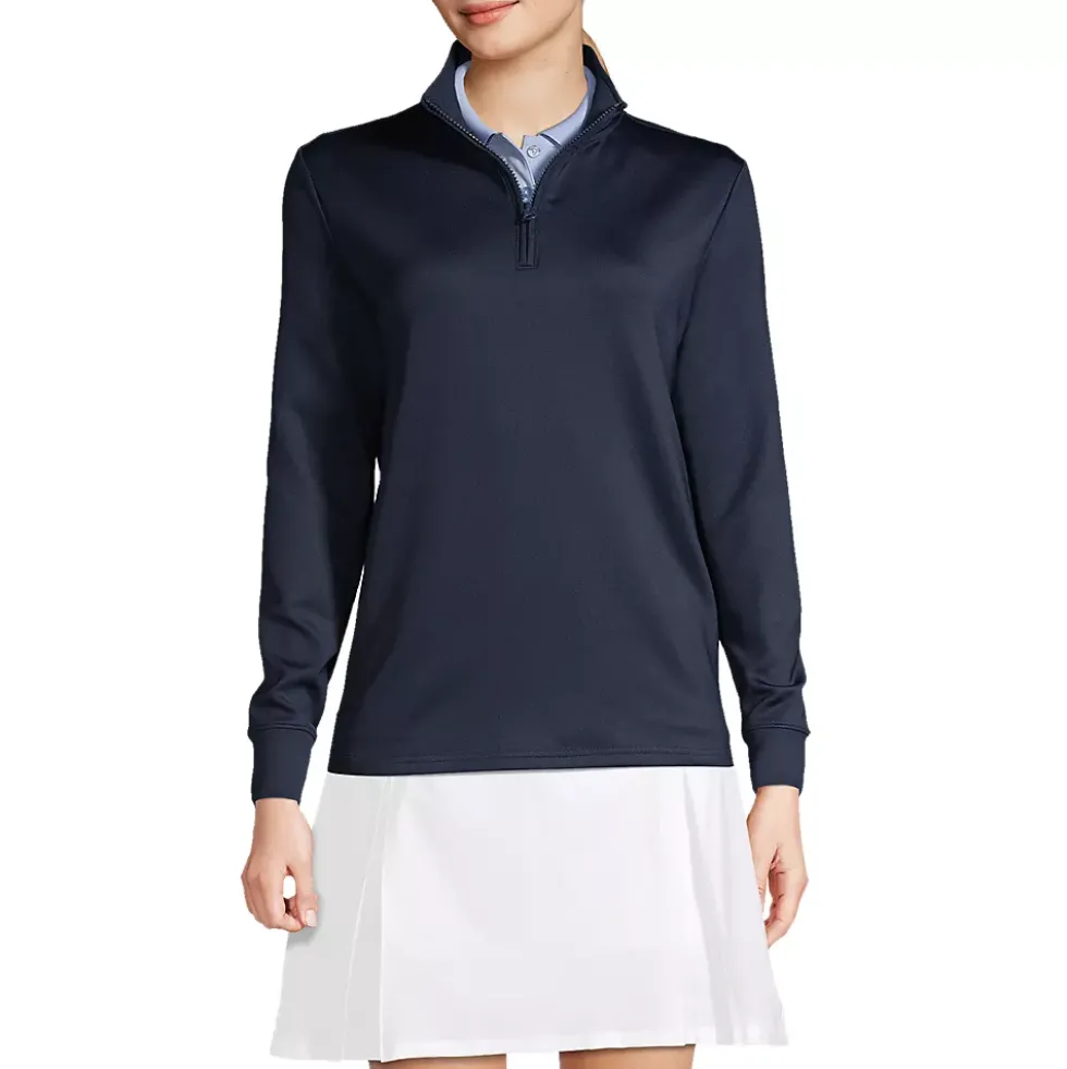 School Uniform Kids Active Performance Quarter Zip Pullover