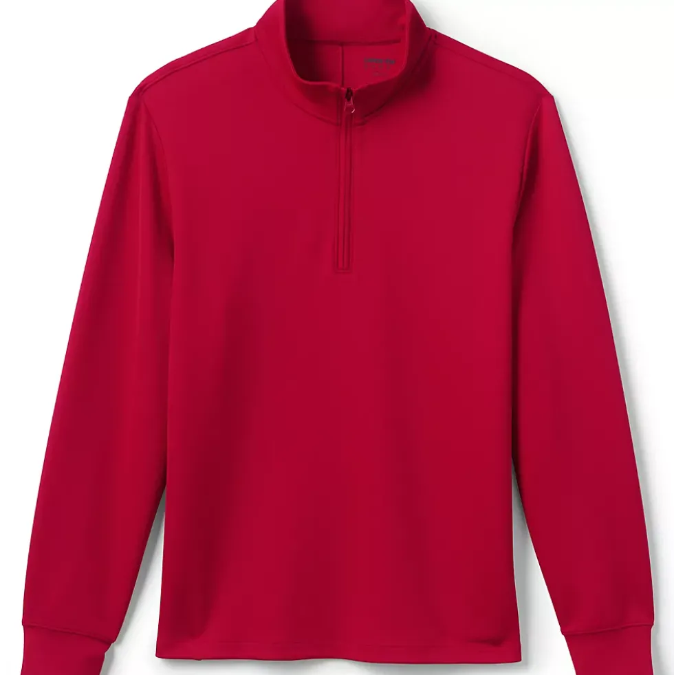 School Uniform Kids Active Performance Quarter Zip Pullover